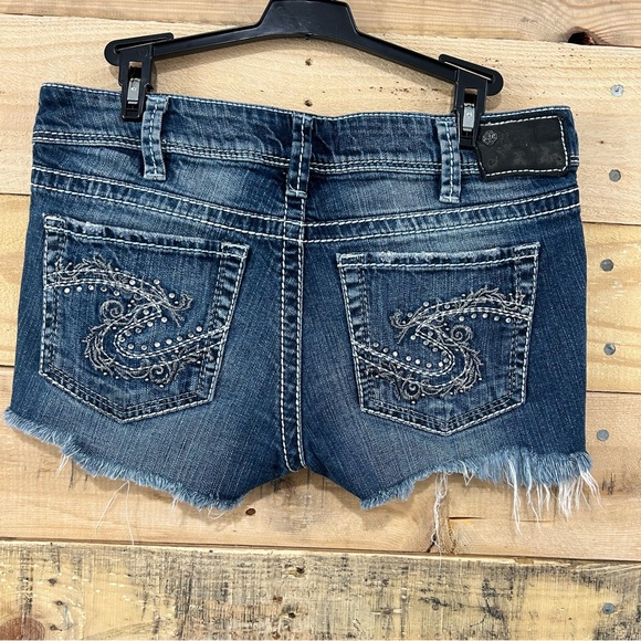 Women’s Silver Suki Shorts Size 30 - Picture 2 of 9